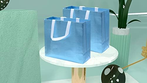 Újrafelhasználható Ajándék Táskák Táskák Nem szőtt Fényes Csillogás Befejezi a Vásárlást Tote Bags a Fogantyú a Nők Születésnapi