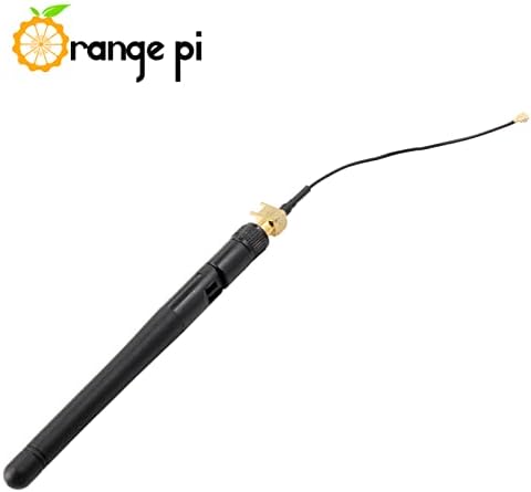 Narancs Pi 4 LTS Antenna, Antenna Narancs Pi 4 LTS Fekete Fém Esetben Kompatibilis a Narancs Pi 4, Narancs Pi 4B, Narancs