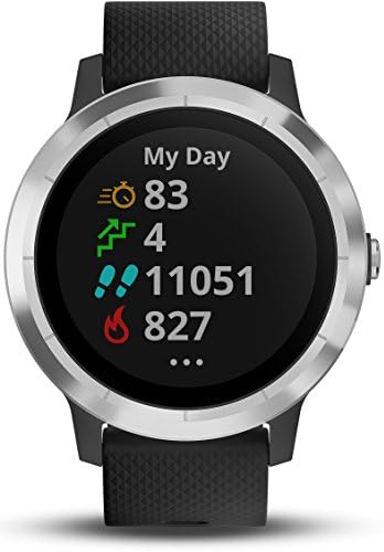 Garmin Vivoactive 3 GPS Smartwatch Fekete (Fekete Rozsdamentes)
