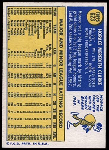 1970 Topps 623 Horace Clarke New York Yankees (Baseball Kártya) EX Yankees