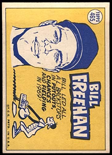 1970 Topps 465 All-Star Bill Freehan Detroit Tigers (Baseball Kártya) EX Tigrisek