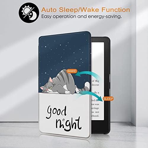 Kindle Paperwhite Esetben 10 Generáció a 2018-as Kiadás (Modell:PQ94WIF) - PU Bőr Smart Cover Automatikus Wake/Sleep.[NEM
