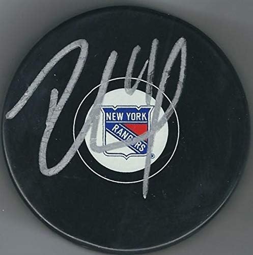 Dedikált Rick Nash New York Rangers Jégkorong - Dedikált NHL Korong