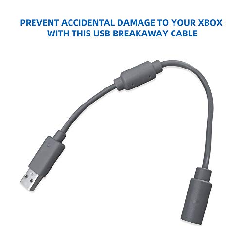 2 Csomag Szakadár Adapter Kábel, Xbox 360, Csere USB Dongle Szakadár Kábel Microsoft Xbox 360 Vezetékes Adatkezelők