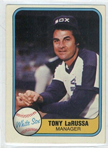 1981 Fleer 344 Tony LaRussa Chicago White Sox MG