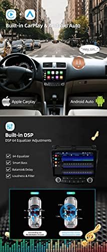 BXLIYER Android 10 Autó Sztereó Alkalmas Honda Accord 7. (2002-2007) - 4G+64G - Beépített DSP/Carplay/Android Autó - LED