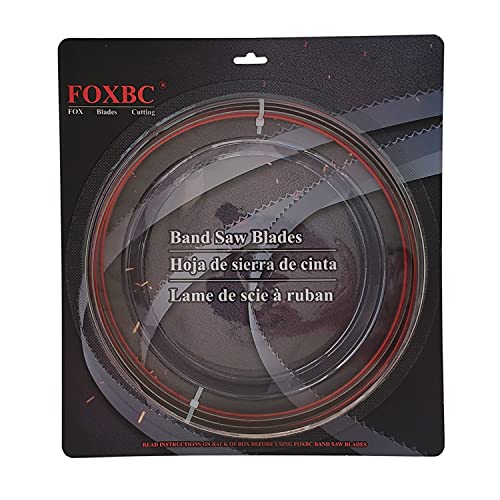FOXBC 93-Hüvelyk X 3/4-Inch X 10/14 TPI Szalagfűrész Penge a fémforgácsolási