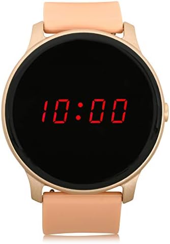 Tahari Nők Smartwatches – Kör Smartwatch Kompatibilis az iOS illetve Android - Fitness Óra Kerek Szilikon Pánt – az Alvás,