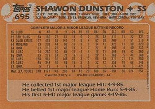 1988 Topps 695 Shawon Dunston