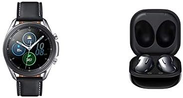 SAMSUNG Galaxy 3 Óra (41 mm-es, GPS, Bluetooth) Smart Watch - Misztikus Ezüst Galaxy Rügyek Élő, T, Misztikus Fekete