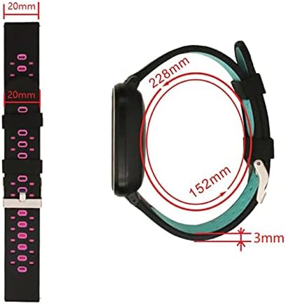 OTGKF 20mm Színes Watchband szíj, a Garmin Forerunner 245 245M 645 Zene vivoactive 3 Sport szilikon Okos watchband Karkötő