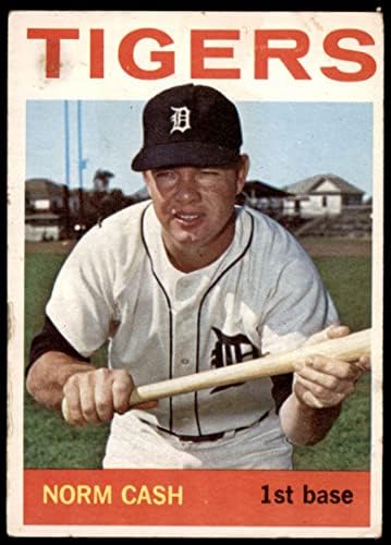1964 Topps 425 Norm Készpénz Detroit Tigers (Baseball Kártya) Dean Kártyák 2 - JÓ Tigrisek