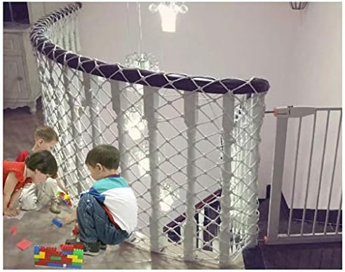 Kerti Kerítés Anti Tartozó Nettó Fehér nylon kötél nettó, lakberendezés nettó lépcsőn gyermek shatter - rezisztens nettó