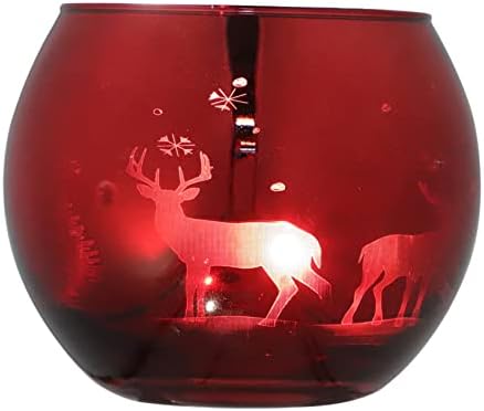 BESTOYARD Karácsonyi Üveg gyertyatartók Ház Ajándékok Tálcák Díszítő Asztalon Tálca Dekoratív Karácsonyi Dekoráció, Karácsonyi