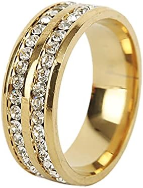 Fekete Egyengetni Meghatározott Cirkónia Rakható Gyűrű, Esküvői Zenekar, a Nők Női Fekete Eljegyzési gyűrű jegygyűrű