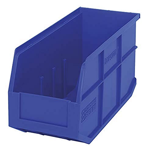 Kvantum Tároló K-SSB441BL-5 5-Pack Rakható Műanyag Polc Bin, 14 x 6 x 7, Kék