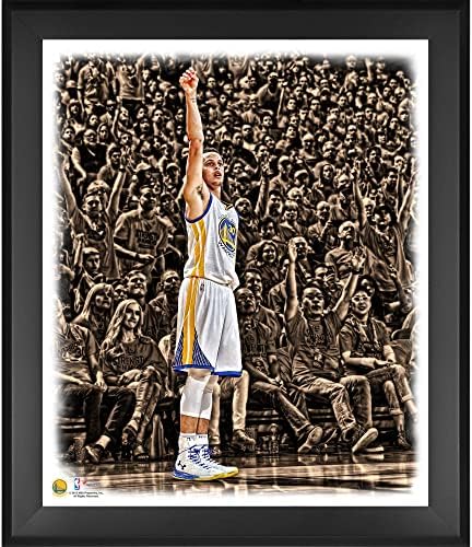 Stephen Curry Golden State Warriors Keretes 20 x 24 Felvétel a Zóna Fénykép - NBA Játékos Plakkok, valamint Kollázsok