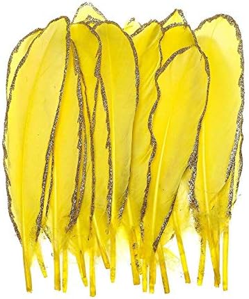 Zamihalaa New10-20db/sok Gyönyörűen Mártott Arany/Ezüst Liba feathers15-20cm DIY Plumas a Kézműves Ékszerek Dekorációs Kiegészítők