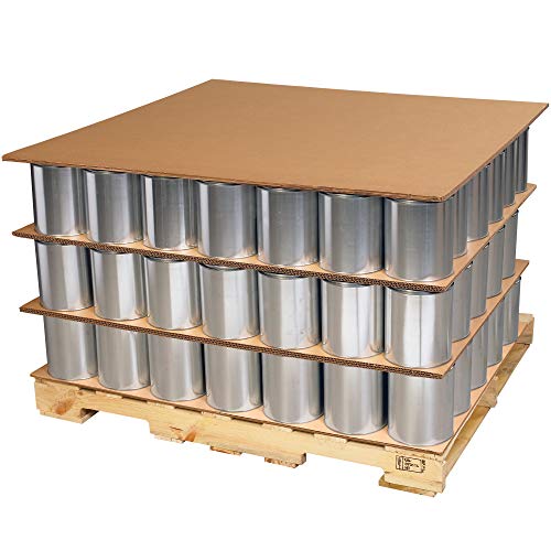 Top Pack szállítási Hármas Fal Hullámpapír Lemez, 48 x 48, Kraft, Csomag 5