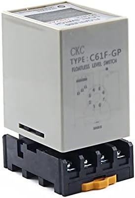 HEPUP C61F-GP AC 220V 50/60 Hz 8 Pin Folyékony Floatless Szint Kapcsoló Vezérlő Csatlakozó