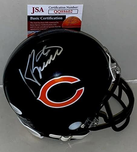 Kevin Butler aláírt Chicago Bears mini sisak dedikált SZÖVETSÉG - Dedikált NFL Mini Sisak