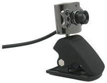 5.0 M Pixel, USB-6 LED csiptetős PC Kamera, Webkamera, PC/Laptop (Fekete)