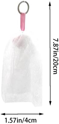 UIEHBCV Bubble Bag Szappan 10db Prémium Szappan Saver Tok Jogosultja Könnyű Hab, de lehet használni a Gyűrű Fürdő Hámlás
