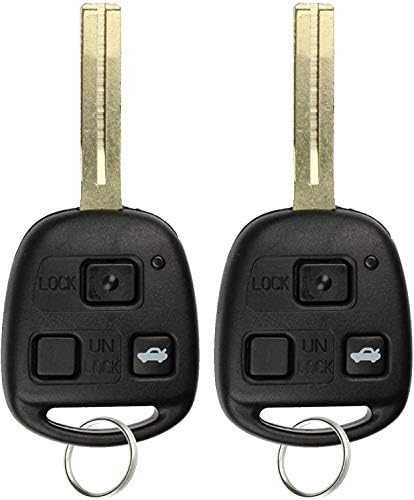 KeylessOption Kulcsnélküli Bejegyzés Távoli Fob Vágatlan Autó Mester indítókulcsot a ES330 LS430 SC430, HYQ12BBT