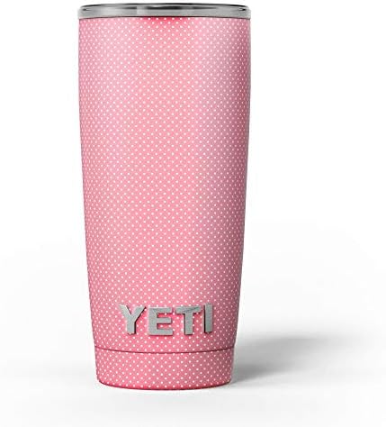 Design Skinz A Rózsaszín, Fehér, Micro Dot Minta - Bőr Matrica Vinil-Wrap Készlet Kompatibilis A Yeti Rambler Hűvösebb Pohár