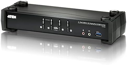 ATEN CS1924 4-Port USB 3.0 4K DisplayPort KVMP Kapcsoló-TAA-Kompatibilis