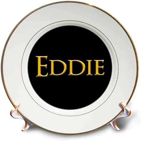 3dRose Eddie Menő Lány Baba Neve Az USA-ban. Sárga, Fekete Varázsa Ajándék - Lemezek (cp-361393-1)
