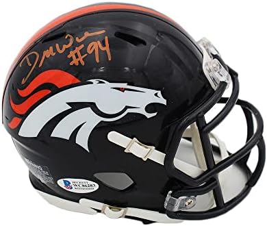 DeMarcus Ware Aláírt Denver Broncos Sebesség NFL Mini Sisak - Dedikált NFL Mini Sisak