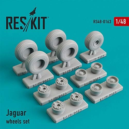 Reskit RS48-0163 - 1/48 – Sepecat Jaguar Kerekek Beállítása Gyanta Részlet