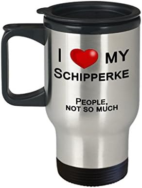 Schipperke Bögre - Szeretem A Schipperke, nem az Emberek - Schipperke Ajándékok
