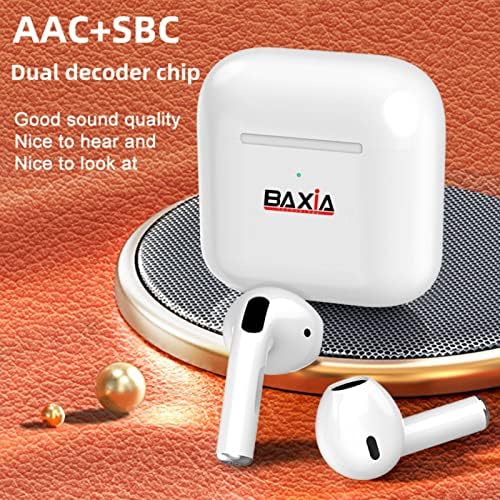 BAXIA TECHNOLÓGIA a Bluetooth Fejhallgató, Vízálló Sztereó Vezeték nélküli Fülhallgató Töltése Eset & Power Kijelző, Hosszú