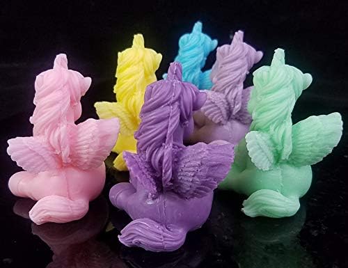 3D Egyszarvú Gyertya Penész - MoldFun Egyszarvú Szilikon Öntőforma Kézzel készített Fondant, Gum Paste, Szappan, Fürdő Bomba,