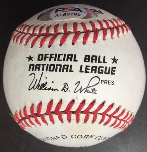 Leo Durocher Autogramot Nemzeti League Baseball, PSA COA - Dedikált Baseball