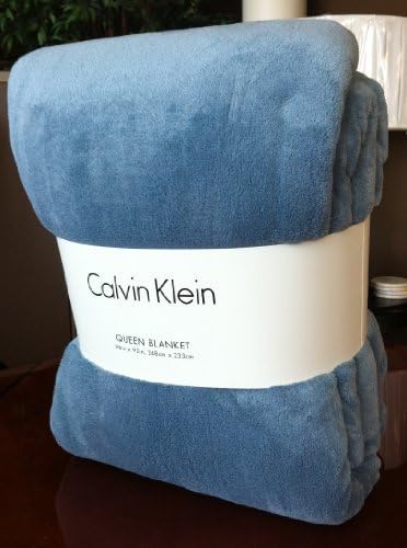 Calvin Klein Plüss QUEEN Size Takaró Világos Kék