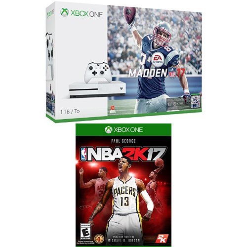 Xbox S Egy 1 tb-os Konzol - Madden NFL 17 Csomagot, majd NBA 2K17 - Korai Tipp Le Kiadás