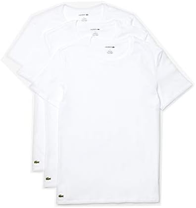 Lacoste Férfi Essentials 3 Csomag Pamut Slim Fit Sleeve T-Shirt