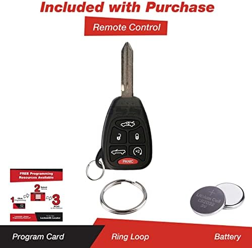 KeylessOption Kulcsnélküli Bejegyzés Távoli Vágatlan Gyújtás Chip kulcstartó a Chrysler Sebring OHT692427AA