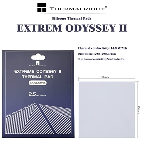 Thermalright Thermal Pad Odyssey II 14.8 W/mK Szilikon Nem Vezetőképes hőelvezetés Szilikon Pad PC Laptop Hűtőborda/GPU/CPU/LED